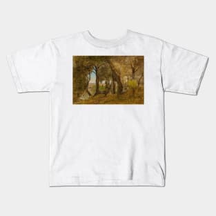 Olives, Albano, Italy by George Inness Kids T-Shirt
